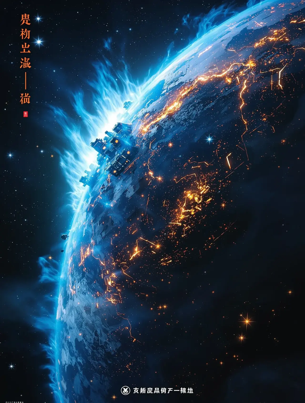 流浪地球3：新家园电影海报 - 科幻灾难片