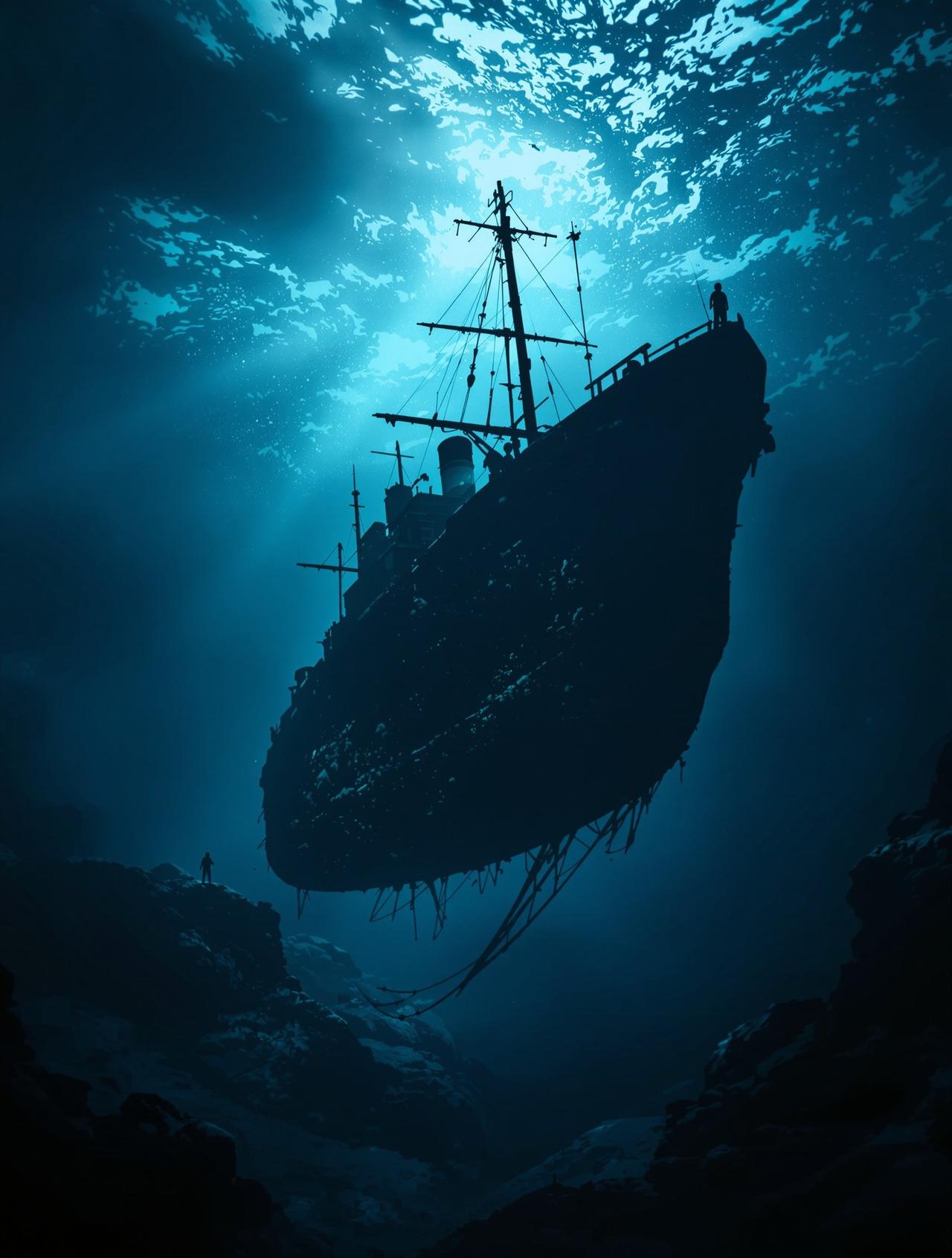 深海暗流电影海报 - 水下悬疑惊悚片