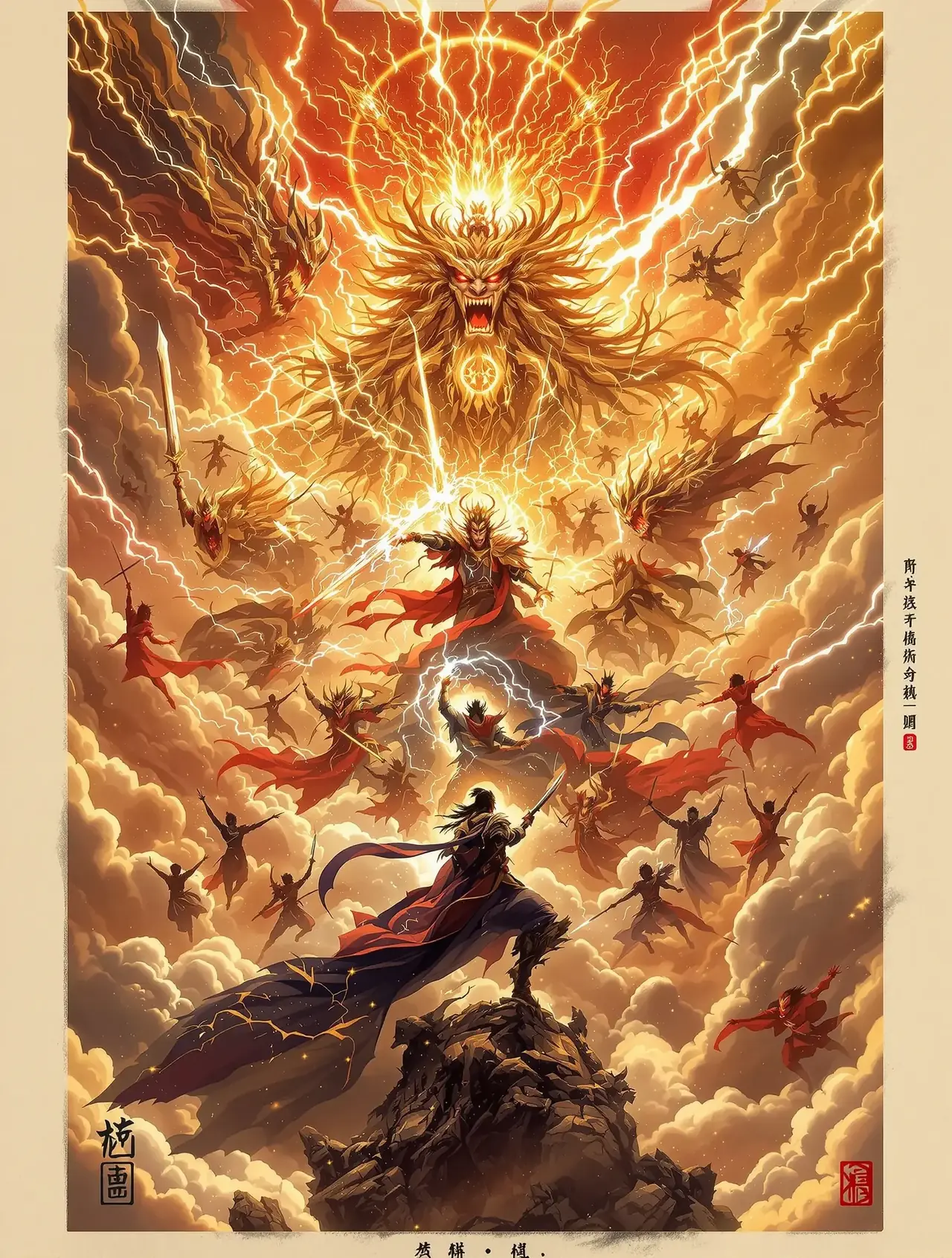 封神三部曲之朝歌风云电影海报 - 神话史诗片
