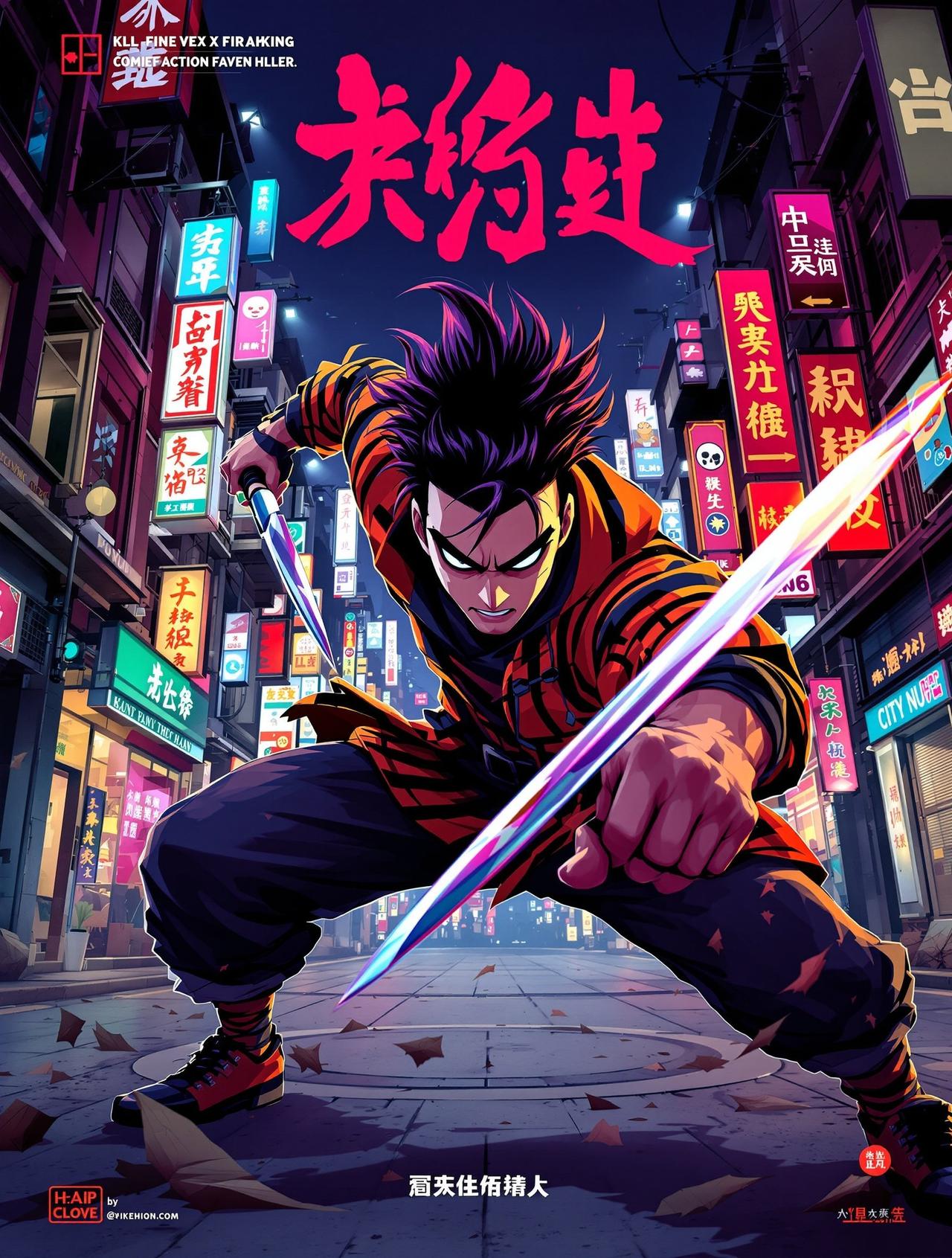 伍六七之暗影刺客动漫海报 - 搞笑动作动画